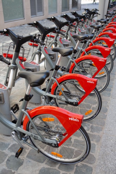 Lyon, Velov' self service bikes