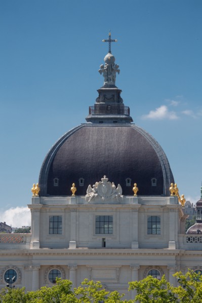 Lyon, dôme de l'Hôtel Dieu