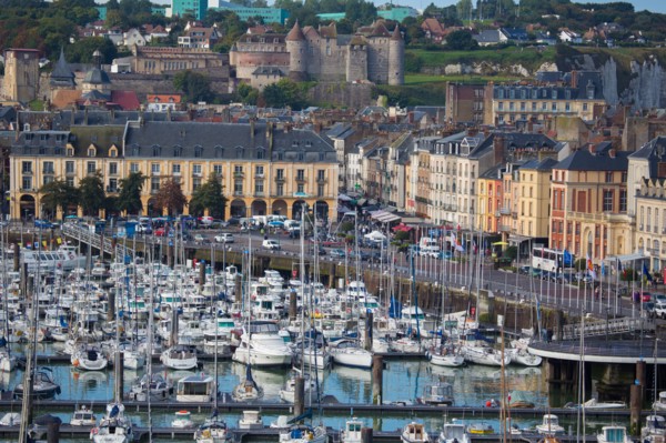 Harbour and quays in Dieppe