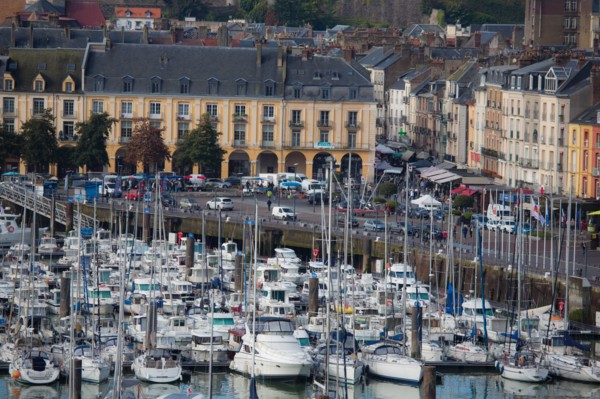 Harbour and quays in Dieppe