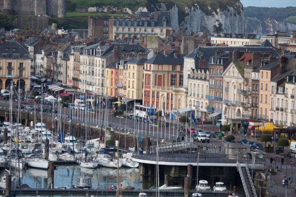 Harbour and quays in Dieppe