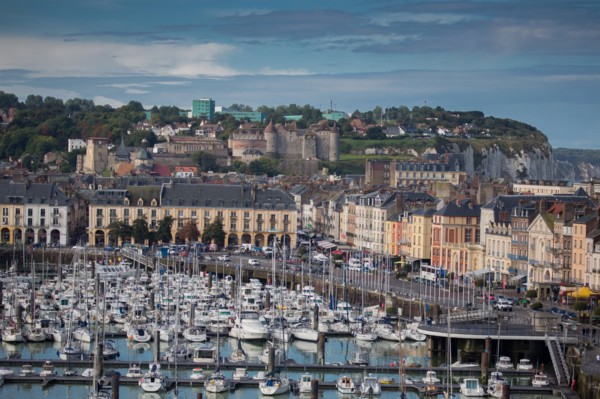 Harbour and quays in Dieppe