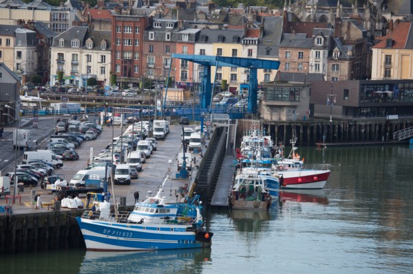 Harbour and quays in Dieppe