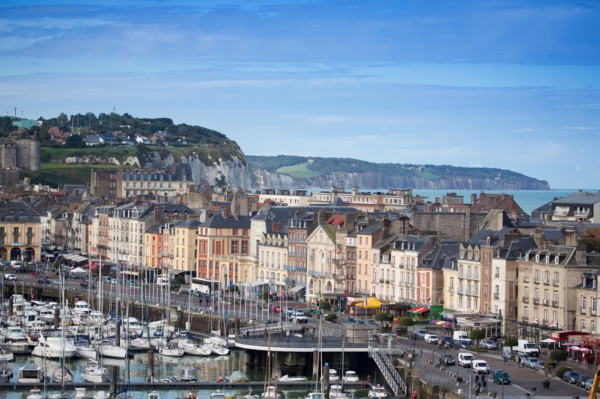 Harbour and quays in Dieppe