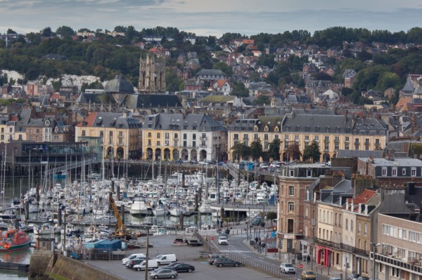 Harbour and quays in Dieppe