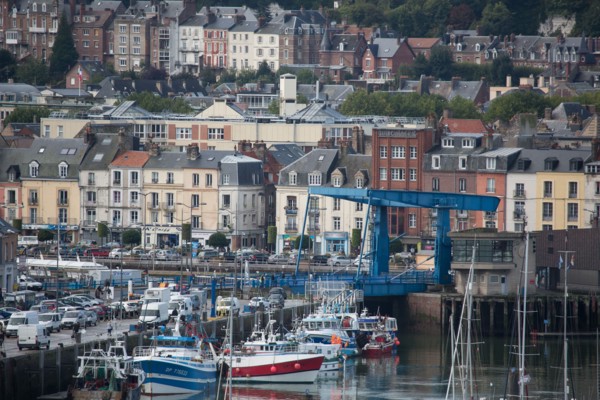 Harbour and quays in Dieppe