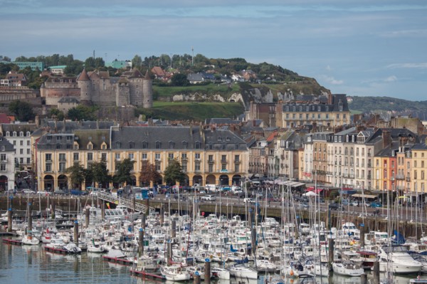 Harbour and quays in Dieppe
