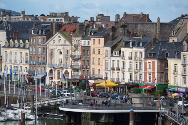 Harbour and quays in Dieppe