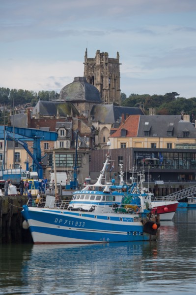 Dieppe, harbour from the Quai du Carénage