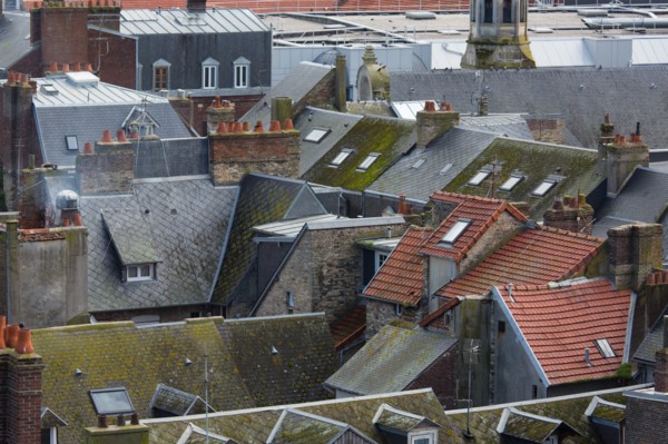 Dieppe, au dessus des toits