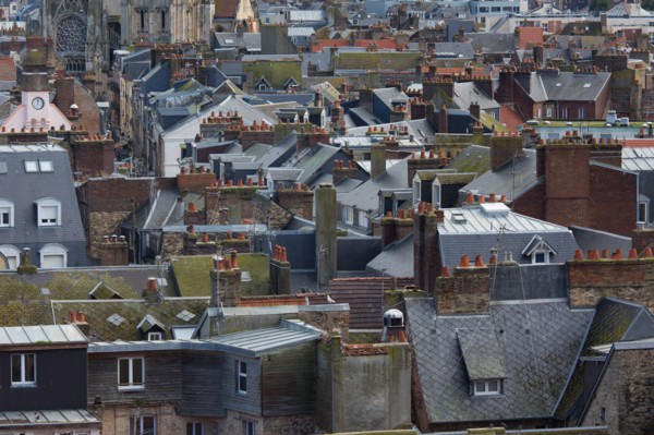Dieppe, au dessus des toits