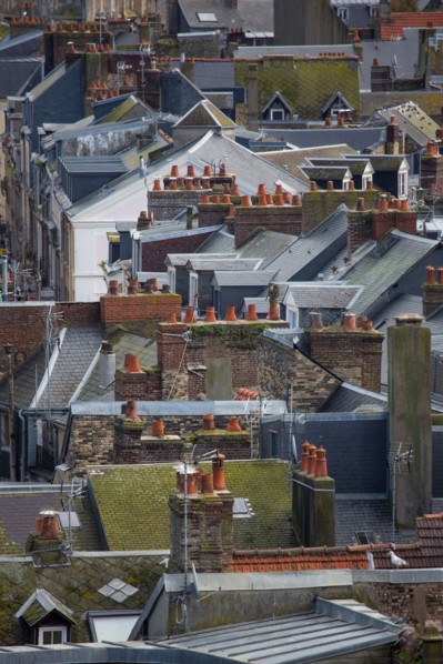 Dieppe, au dessus des toits