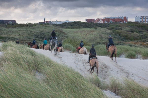 Le Touquet Paris Plage, riders on the beach