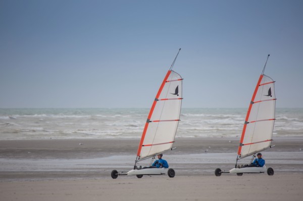 Le Touquet Paris Plage, sand yacht on the beach