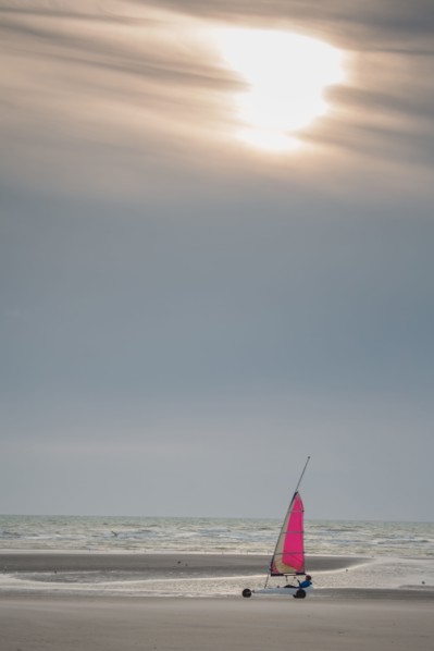 Le Touquet Paris Plage, sand yacht on the beach