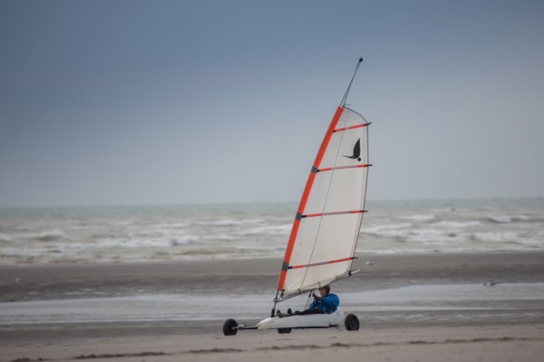 Le Touquet Paris Plage, sand yacht on the beach