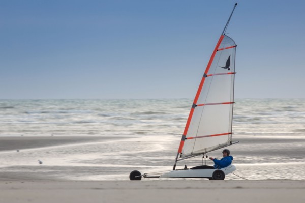 Le Touquet Paris Plage, sand yacht on the beach