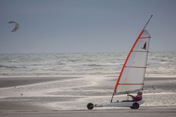 Le Touquet Paris Plage, sand yacht on the beach