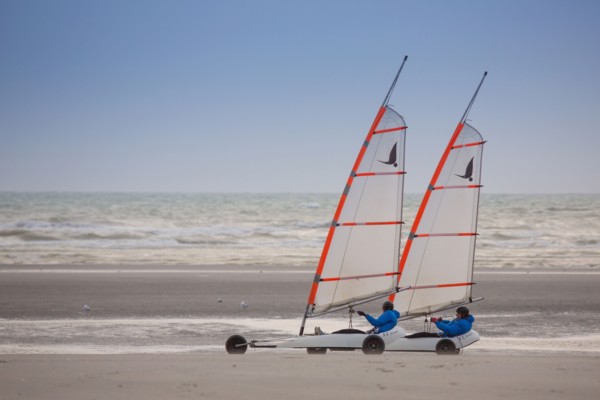 Le Touquet Paris Plage, sand yacht on the beach
