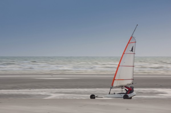 Le Touquet Paris Plage, sand yacht on the beach