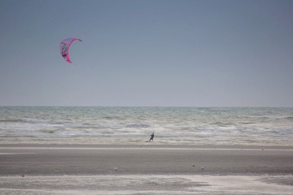 Le Touquet Paris Plage, kite surf sur la plage
