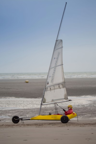 Le Touquet Paris Plage, sand yacht on the beach
