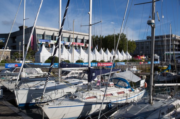 Lorient, marina during the Interceltic Festival
