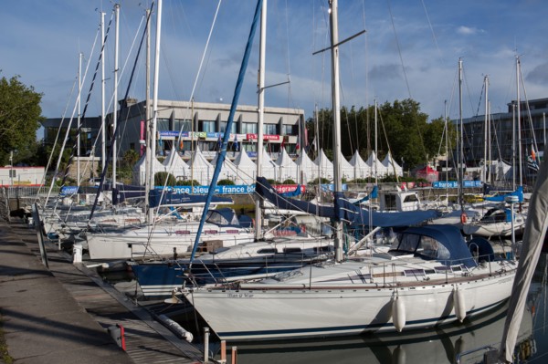 Lorient, marina during the Interceltic Festival