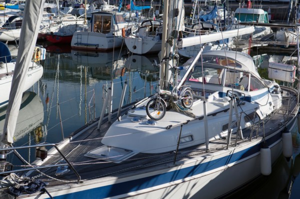 Lorient, marina during the Interceltic Festival
