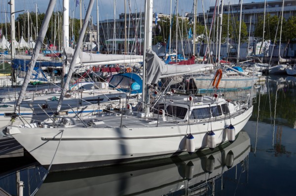 Lorient, marina during the Interceltic Festival
