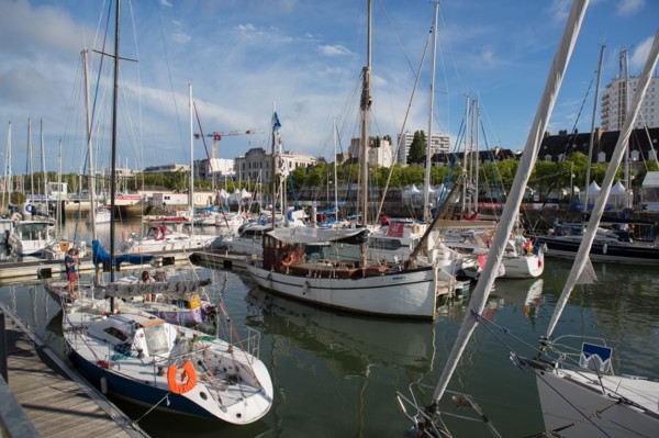 Lorient, marina during the Interceltic Festival