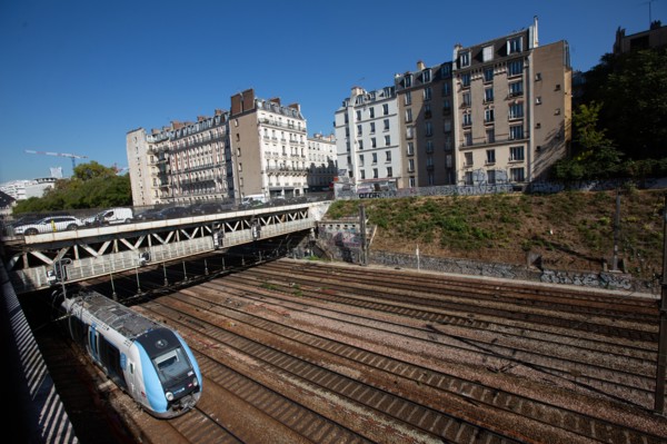 Paris, railways above the Gare Saint-Lazare