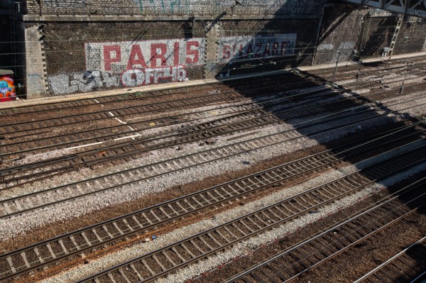 Paris, railways above the Gare Saint-Lazare