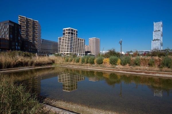 Paris, nouveau quartier des Batignolles