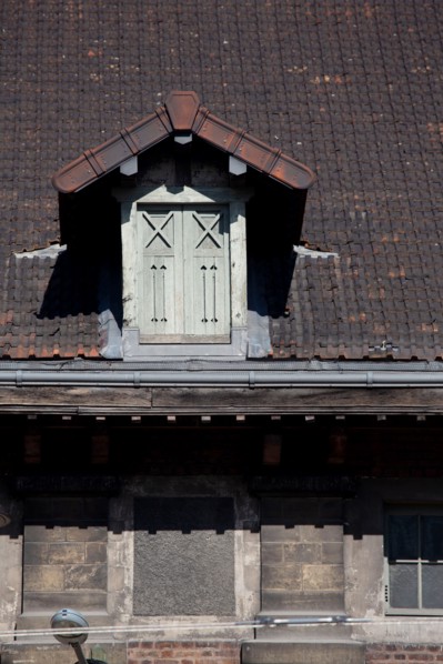 Paris, skylight, dormer dans le the Batignolles neighborhood