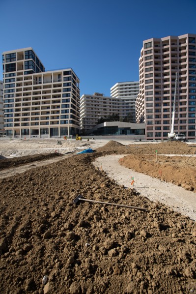 Paris, nouveau quartier des Batignolles