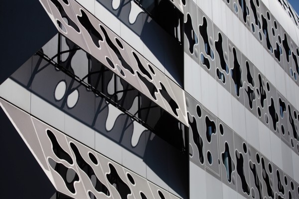 Paris, nouveau quartier des Batignolles, immeuble Klesia