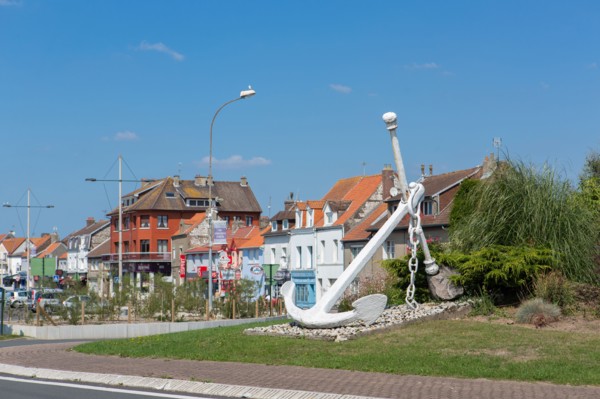Etaples-sur-Mer, rond point du boulevard Billet