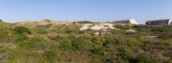 Merlimont Plage, bande dunaire sur le front de mer