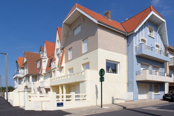Merlimont Plage, maisons du front de mer