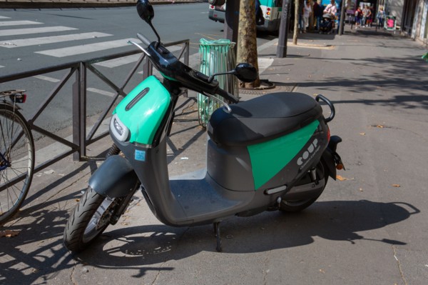 Paris, scooter en libre service