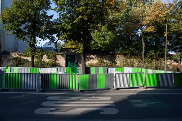 Paris, road works rue Froidevaux