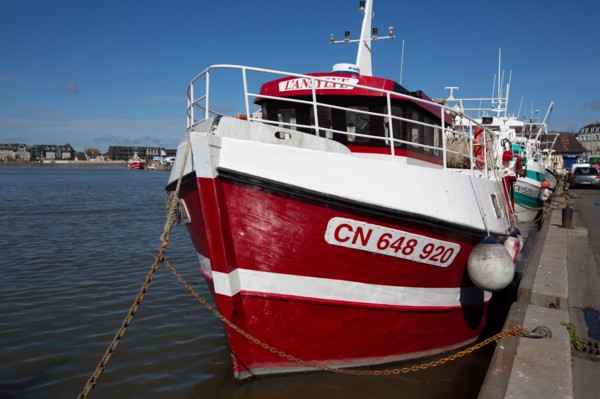 Trouville-sur-Mer (Calvados), docked trawler