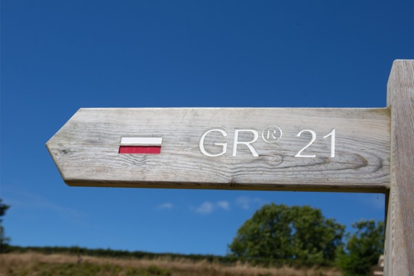 Le Havre, hanging gardens, Fort de Sainte Adresse, GR21 indicator panel