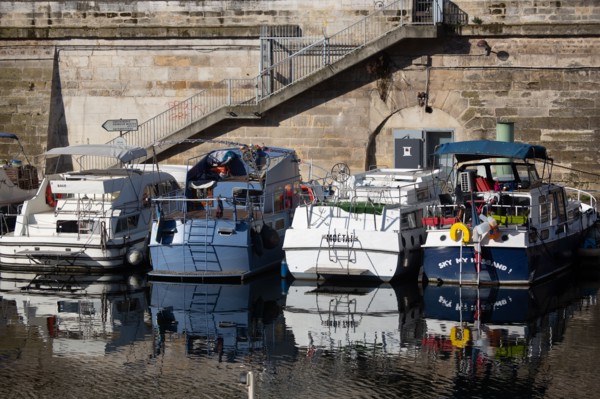 Paris, the Bassin de l'Arsenal (Port de l'Arsenal)