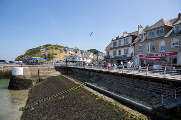 Port en Bessin Huppain, port and Tour Vauban