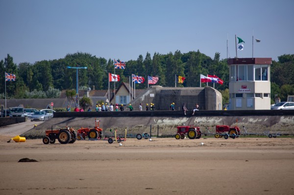 Côte de nacre, landing beaches