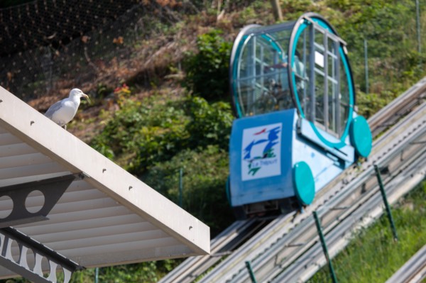 Funicular in Le Tréport, Seine Maritime