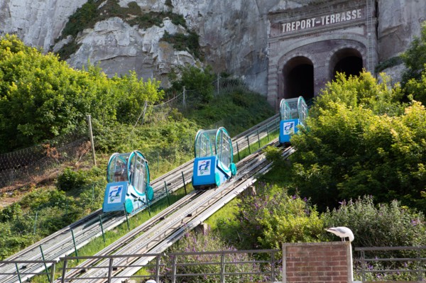 Funicular in Le Tréport, Seine Maritime