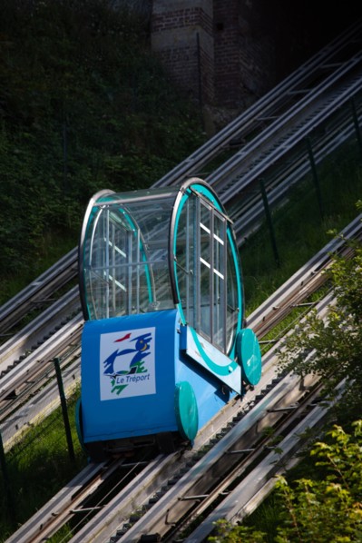 Funicular in Le Tréport, Seine Maritime